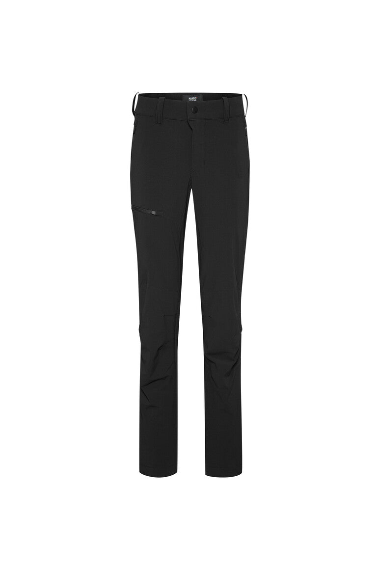 HAKRO X-Stretch Functional Trousers 741S short sizes in black – front view