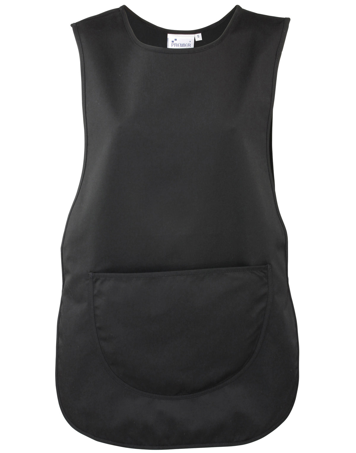 Kasack Premier Workwear Women´s Pocket Tabard in Black – Vorderansicht