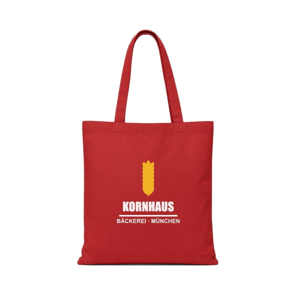 Coloured cotton bag, long handles – screen printed