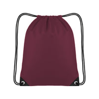 AI-generated: BagBase BG10 Premium Gymsac in Burgundy – front view – Bild 9