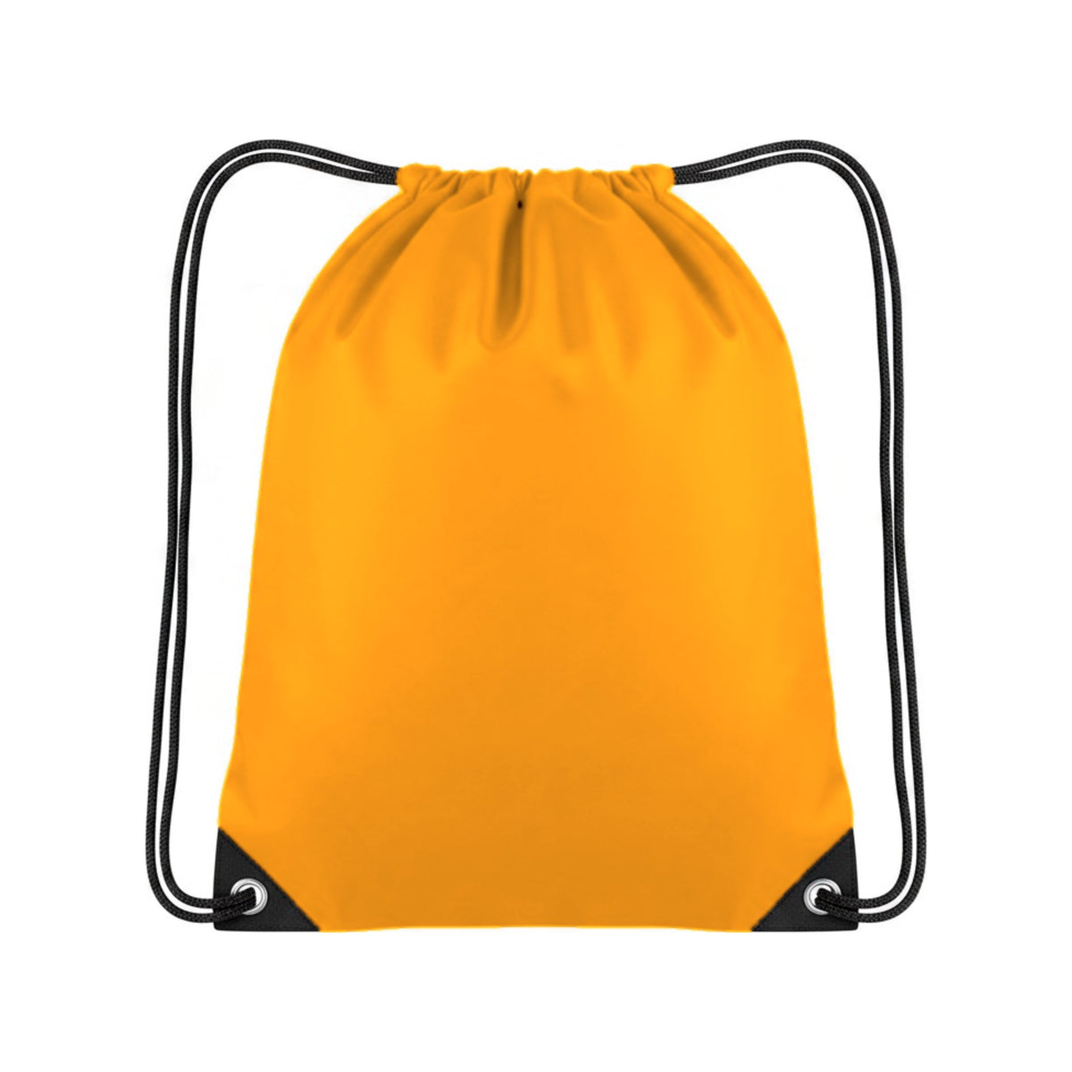 AI-generated: BagBase BG10 Premium Gymsac in Fluorescent Orange – front view