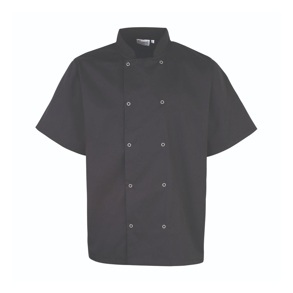 Kochjacke Studded Front Short Sleeve Chef´s Jacket