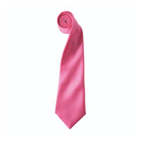 Tie Premier Workwear Colours Collection Satin Tie in Fuchsia – front view – Bild 10