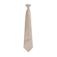 Tie Premier Workwear Colours Originals Fashion Clip Tie in Khaki – front view – Bild 9