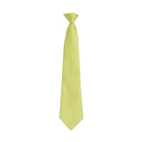 Tie Premier Workwear Colours Originals Fashion Clip Tie in Lime – front view – Bild 10