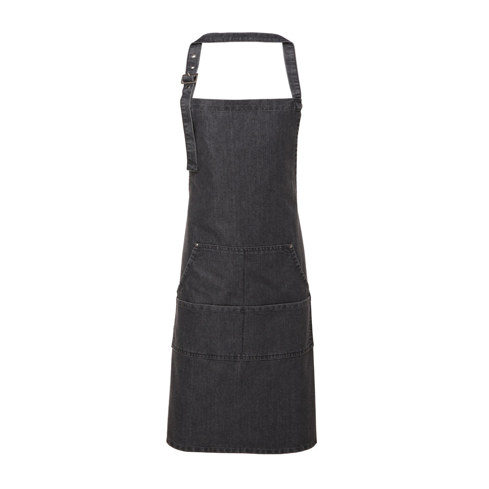 Latzschürze Jeans Stitch Denim Bib Apron