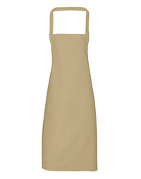 Latzschürze Premier Workwear Organic Cotton Bib Apron in Khaki – Vorderansicht – Bild 9