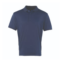 Polo shirt Premier Workwear Men´s Coolchecker® Piqué Polo in Navy – front view – Bild 9