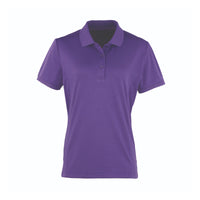 Poloshirt Premier Workwear Women´s Coolchecker® Piqué Polo in Purple – Vorderansicht – Bild 10