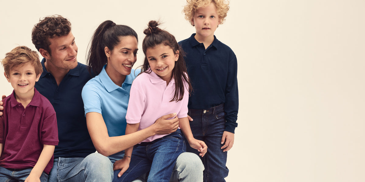 Poloshirt mit bedrucktem Firmenlogo