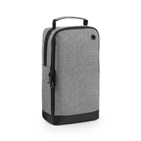 Schuhtasche BagBase Athleisure Sports Shoe / Accessory Bag in Grey Marl – Vorderansicht – Bild 9