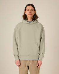 SHIRTPLUS Chaser Hoodie in hellem Beige, Herren-Kapuzenpullover mit Kängurutasche und Rippbündchen. – Bild 5