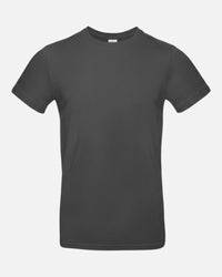 SHIRTPLUS dunkelgraues Baumwoll-T-Shirt mit Rundhalsausschnitt und kurzen Ärmeln, 190 g/m² – Bild 5