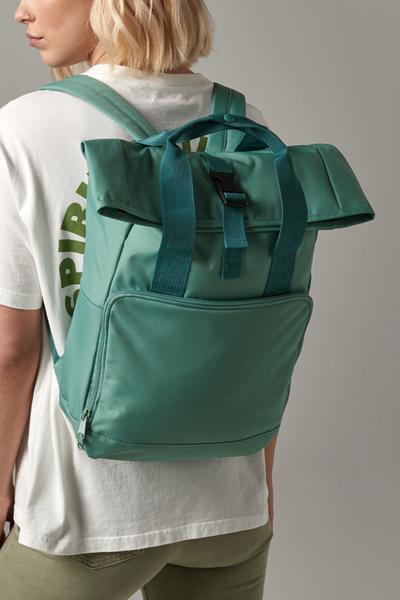 Twin Handle Roll-Top Backpack