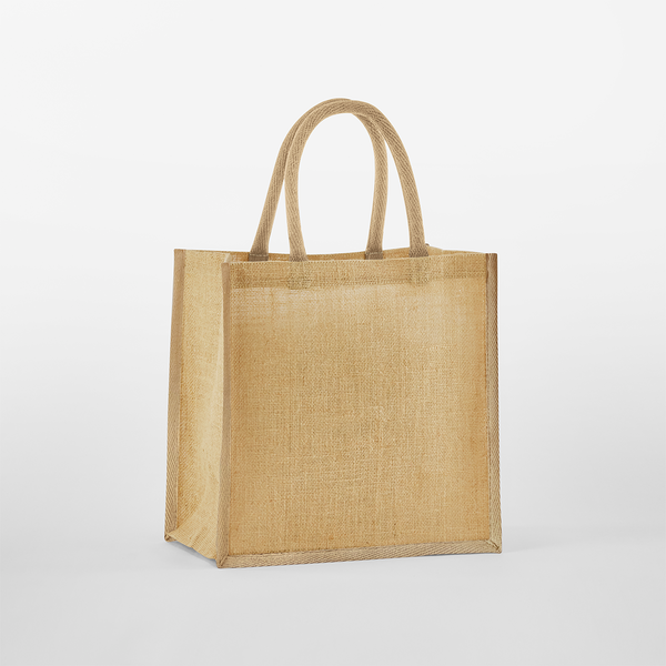 Tasche Natural Starched Jute Midi Bag