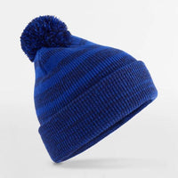 Mütze Beechfield Team Stripe Beanie in Royal – Produktansicht – Bild 9