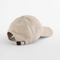Cap Beechfield Wool Blend in Stone – Rückansicht – Bild 9