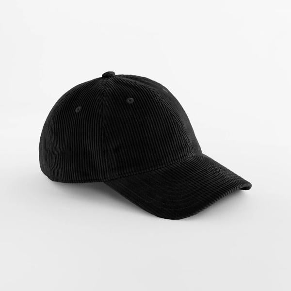 Cap Beechfield Corduroy Dad in Black – Produktansicht