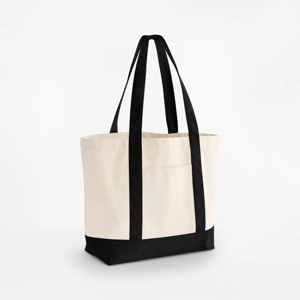 Baumwolltasche EarthAware® Organic Varsity Shopper