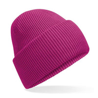 Mütze Beechfield Classic Engineered Deep Cuffed Beanie in Festival Fuchsia – Produktansicht – Bild 9