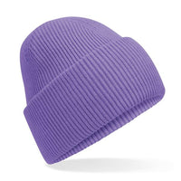 Mütze Beechfield Classic Engineered Deep Cuffed Beanie in Violet – Produktansicht – Bild 10