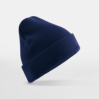 Mütze Beechfield Premium Organic Cotton Original Cuffed Beanie in Oxford Navy – Produktansicht – Bild 10