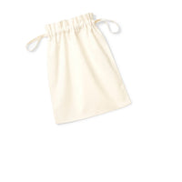 Stoffbeutel Organic Cotton Draw Cord Bag-Natural – Bild 1