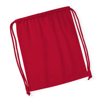 Turnbeutel Organic Premium Cotton Gymsac-Classic Red – Bild 2