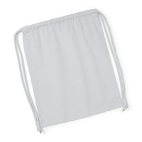 Turnbeutel Organic Premium Cotton Gymsac-Light Grey – Bild 3