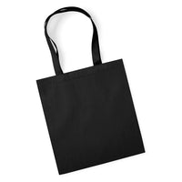 Baumwolltasche Organic Premium Cotton Bag-Black – Bild 5