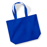 Baumwolltasche Organic Premium Cotton Maxi Bag-Bright Royal – Bild 6