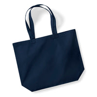 Baumwolltasche Organic Premium Cotton Maxi Bag-French Navy – Bild 1