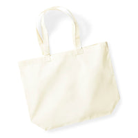 Baumwolltasche Organic Premium Cotton Maxi Bag-Natural – Bild 5