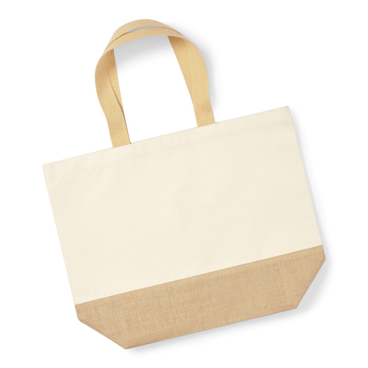 Tasche Jute Base Canvas Bag XL-Natural