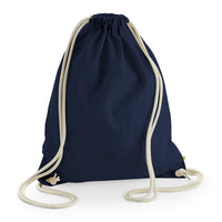 Turnbeutel EarthAware Organic Gymsac-French Navy – Bild 1