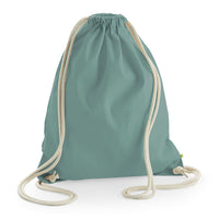 Turnbeutel EarthAware Organic Gymsac-Sage Green – Bild 6