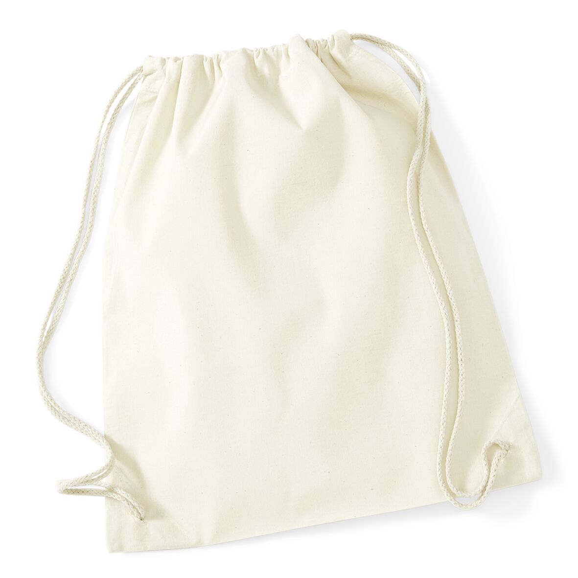 Turnbeutel Recycled Cotton Gymsac-Natural