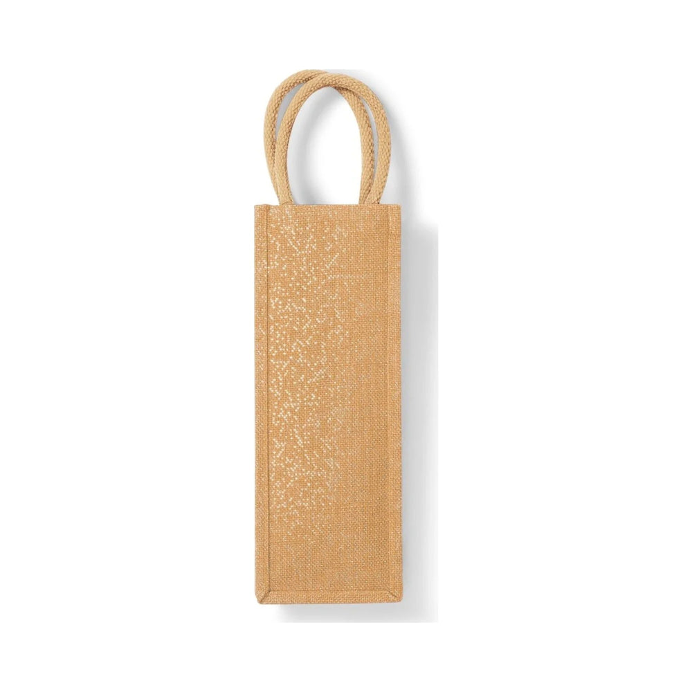 Tasche Shimmer Jute Bottle Bag