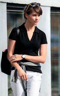 Polo shirt Harvard V-Neck Women – Bild 1