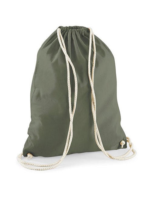 Cotton Gymsac-Olive Green