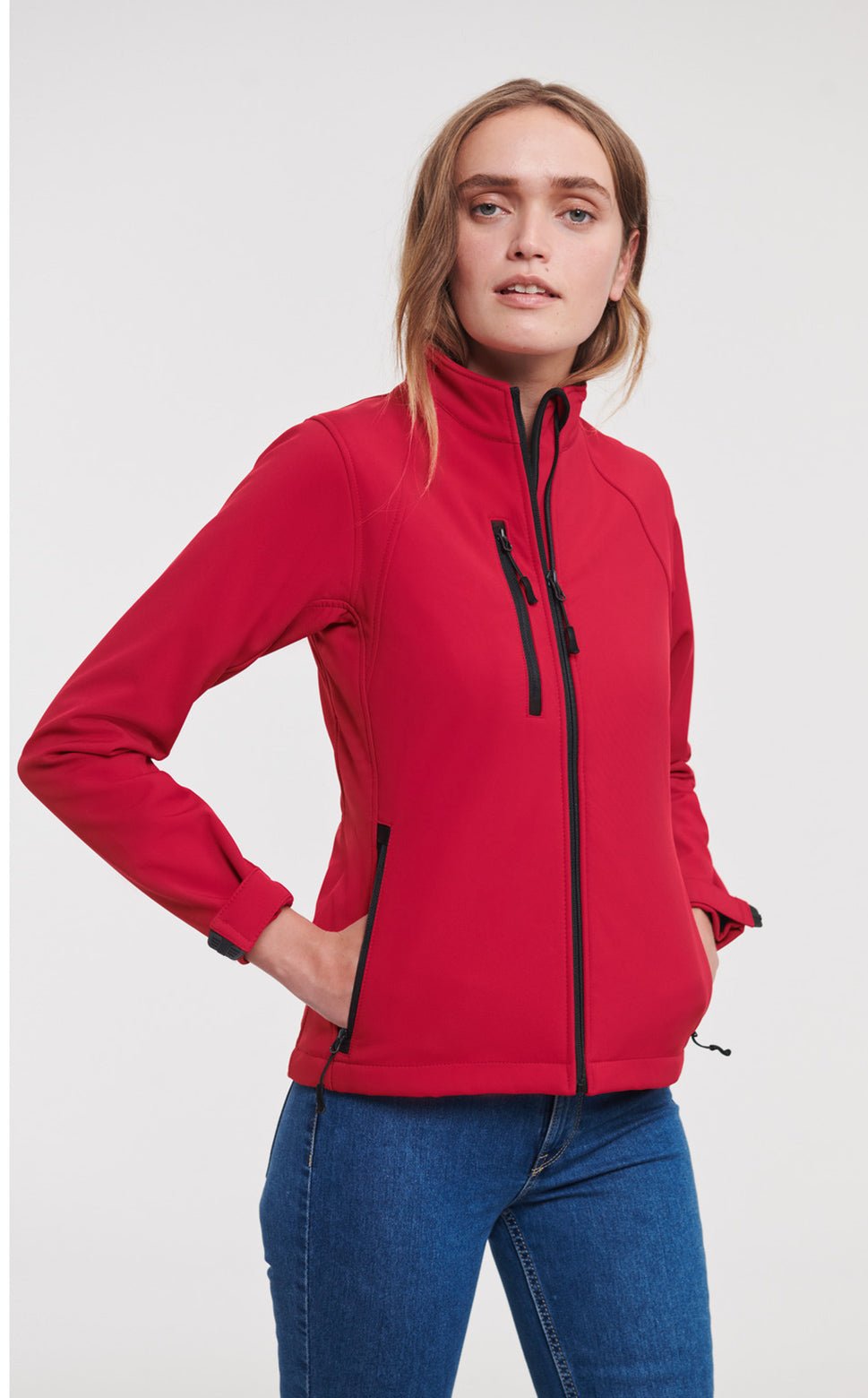 Ladies´ Softshell Jacket-Azure Blue