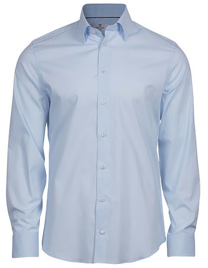 Stretch Luxury Shirt-Light Blue