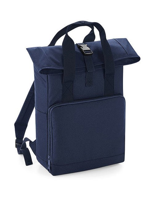 Twin Handle Roll-Top Backpack-Navy Dusk